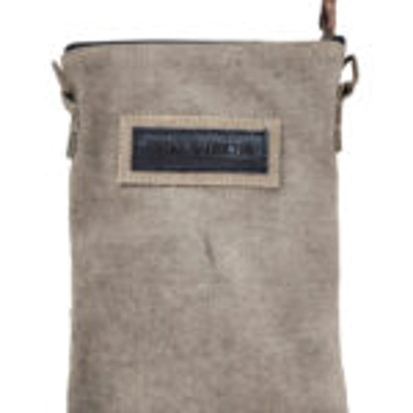 TD Small Crossbody Outdoor Bag Peace Love Rainbow Recycled Tent