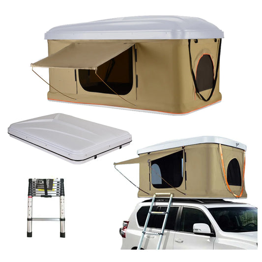 2022 Straight Hydraulic Pressure Pop up Camping 2 Person Automatic SUV Truck Rooftop Tents Hard Cover Car Roof Tent