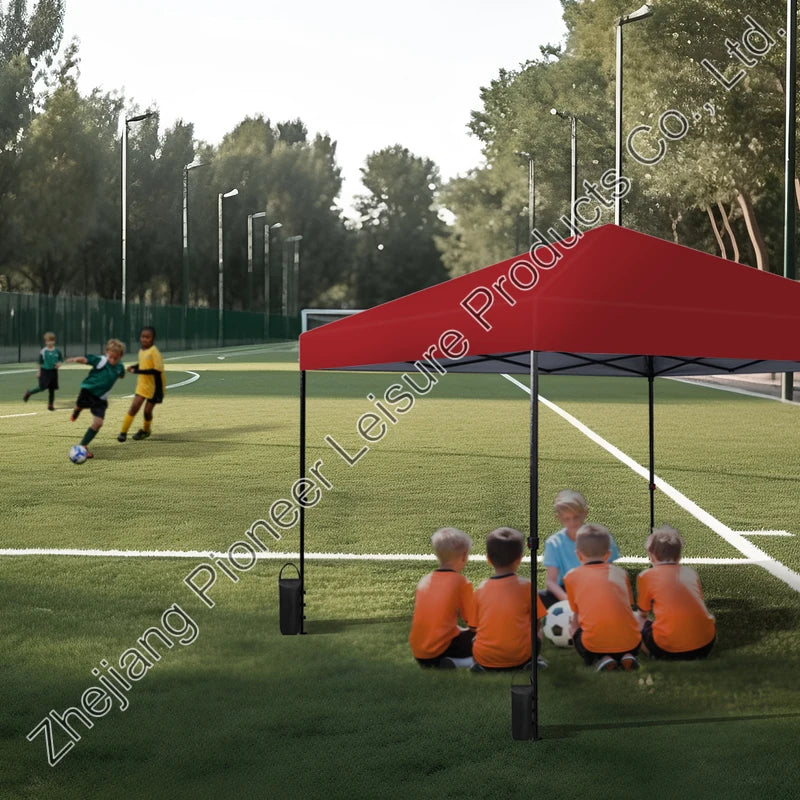 USA STOCK Outdoor Commercial Canopies Waterproof Easy Setup 10x10 Heavy Duty Pop up Canopy Tent Includes Wheeled Carry Bag