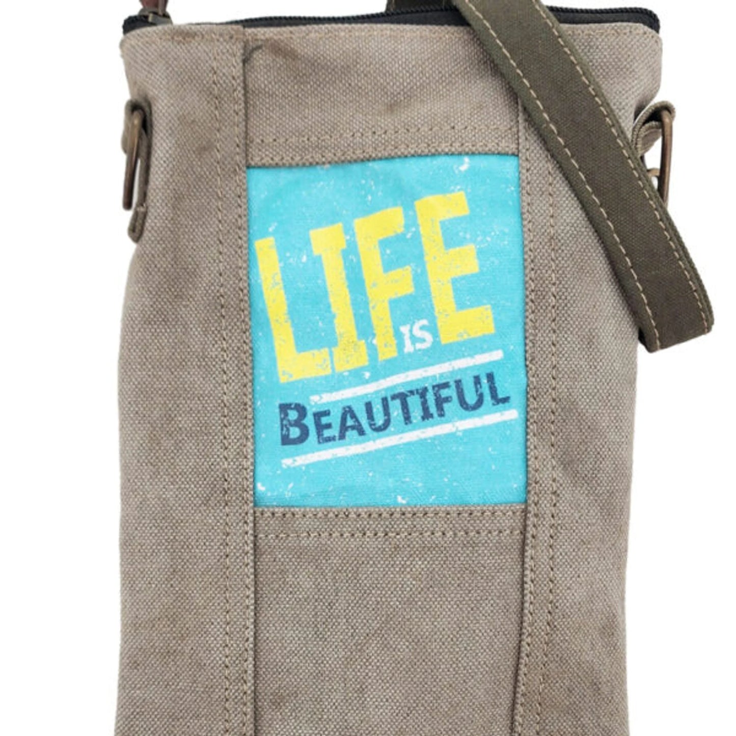 TD Life Small Crossbody Recycled Tent Beautiful Outdoor Bags