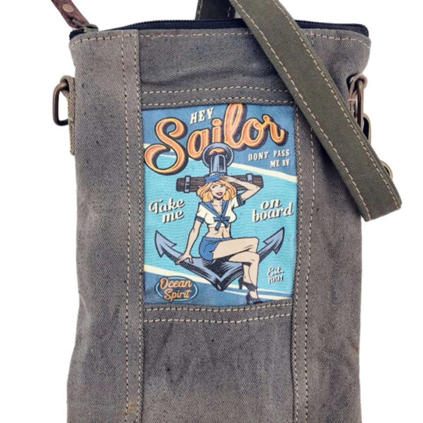 TD Hey Sailor Small Crossbody Recycled Tent Outdoor Bags