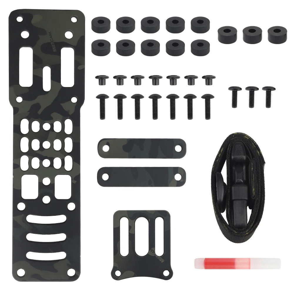 Drop Leg Holster Adapter Duty Belt Accessories Adjustable Modular Holster Adapter Thigh Strap Compatible Safariland QLS Kit
