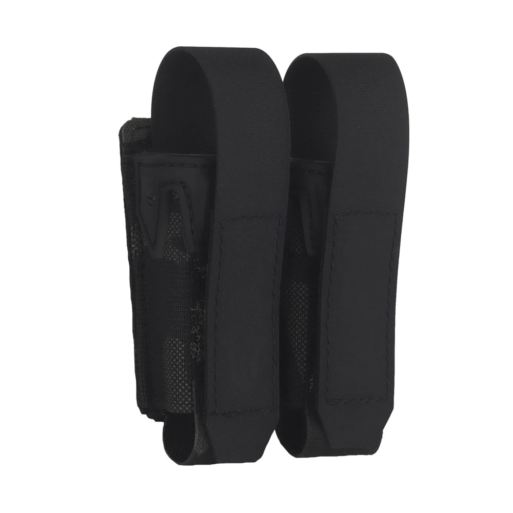 9MM Double Mag Pouch Agilit Style Pincers Pistol Magazine Pouch MOLLE Quick Release Airsoft Hunting Vest Tactical Belt Gear