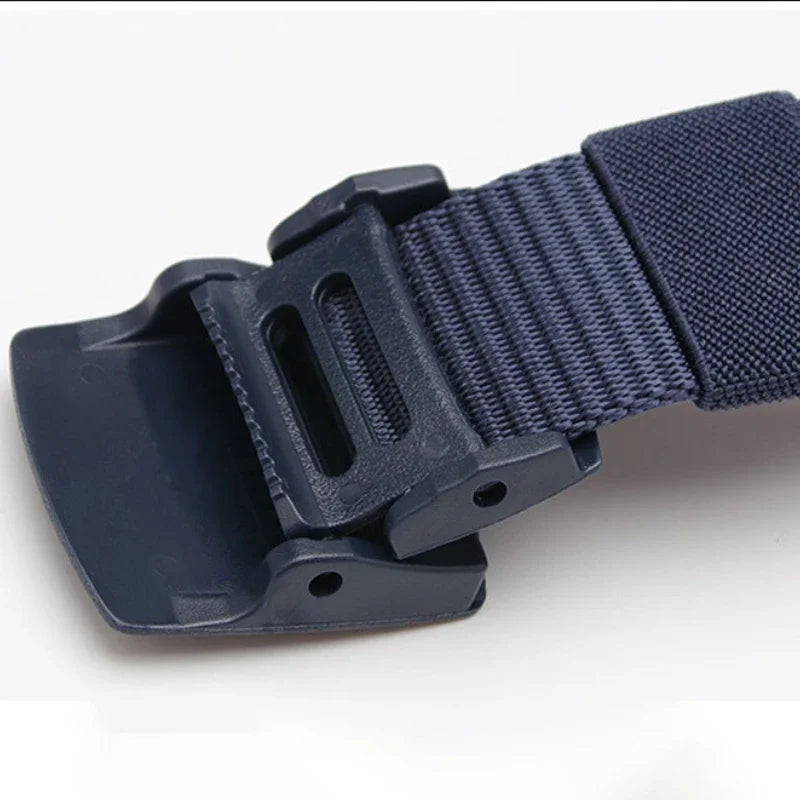 Men's Military Automatic Buckle Nylon Belt Outdoor Hunting Multifunctional Tactical Canvas High Quality Military Belt Dropship