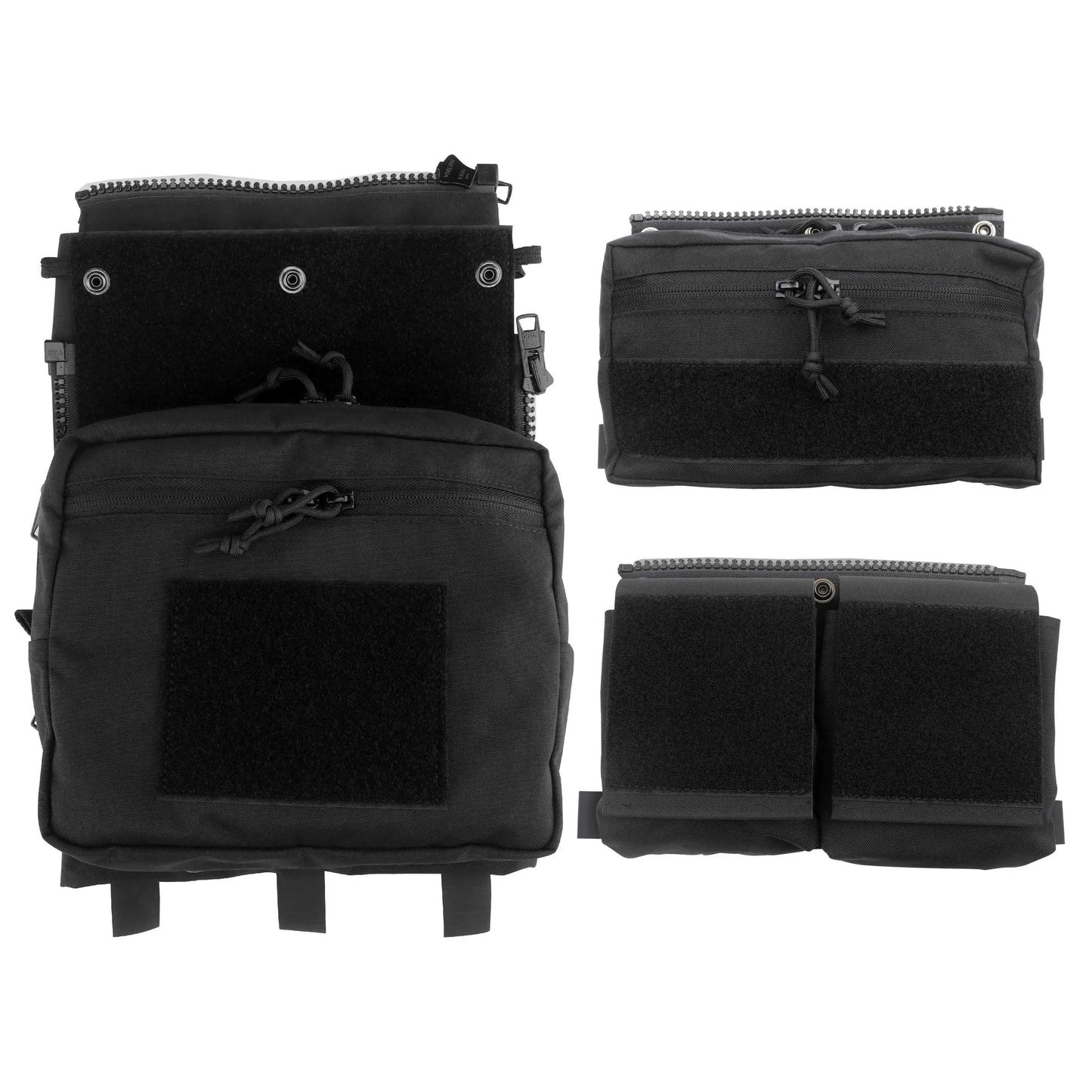 LV119 Tactical Vest Spiritus System Plate Carrier Vest Zip-on Expansion Assault Back Panel Storage Bag Airsoft Hunting Vest Gear