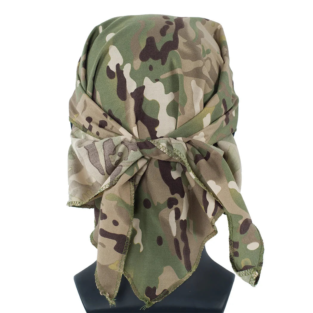 Mege Tactical Headscarf Camouflage Scarf AT-FG Kerchief Headcover Outdoor CS go Autumn Cap