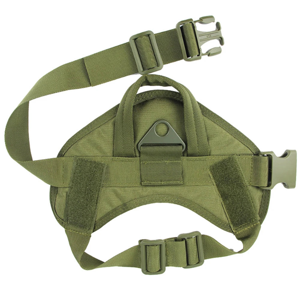 Dog Vest Tactical Dog Training Vest Chest Harness Traction Outdoor Training Adjustable Dog Pets Accessories