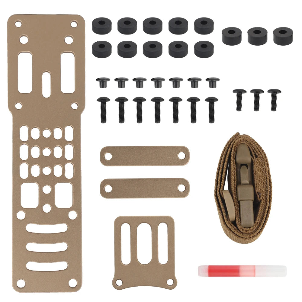 Drop Leg Holster Adapter Duty Belt Accessories Adjustable Modular Holster Adapter Thigh Strap Compatible Safariland QLS Kit