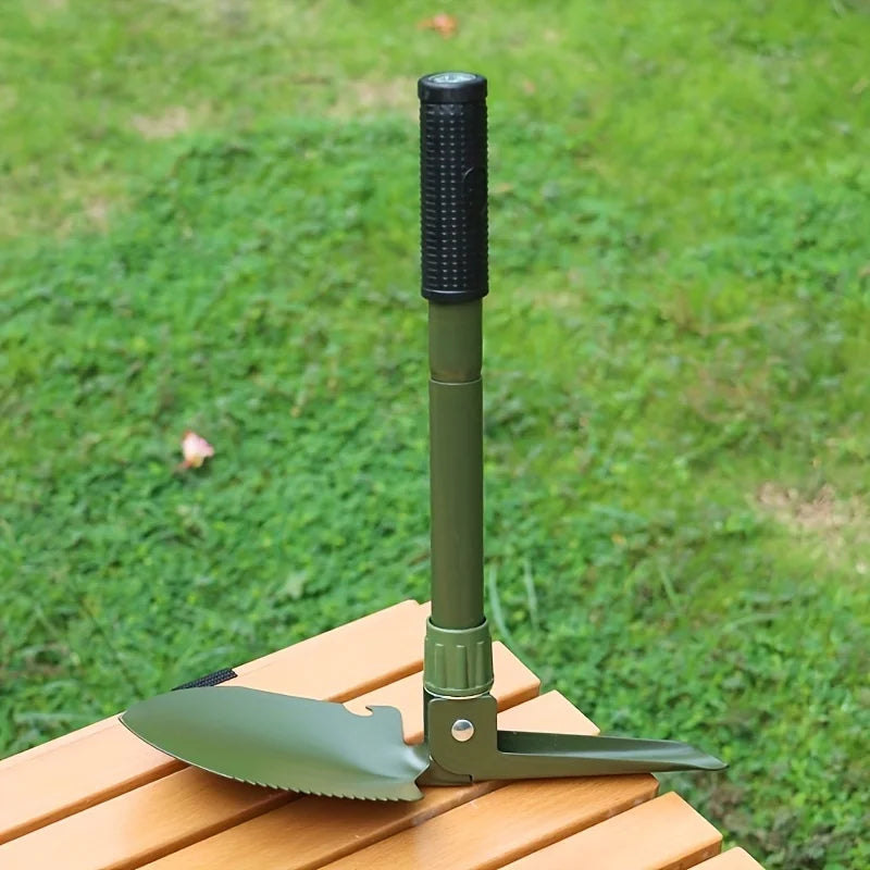 1PC Engineer Shovel Military Shovel Outdoor Multifunctional Folding Military Shovel Vehicle Camping Fishing Shovel Pickaxe