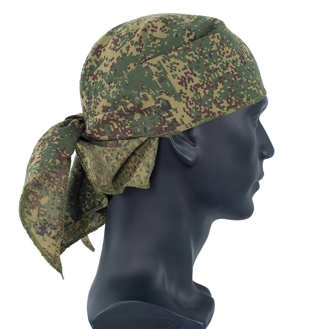 Mege Tactical Headscarf Camouflage Scarf AT-FG Kerchief Headcover Outdoor CS go Autumn Cap