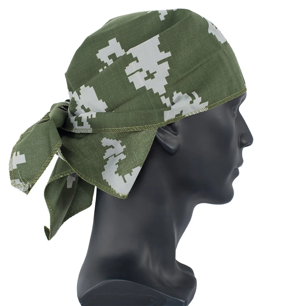 Mege Tactical Headscarf Camouflage Scarf AT-FG Kerchief Headcover Outdoor CS go Autumn Cap