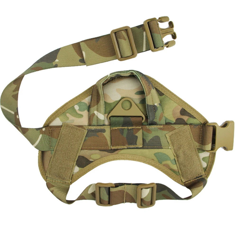Dog Vest Tactical Dog Training Vest Chest Harness Traction Outdoor Training Adjustable Dog Pets Accessories
