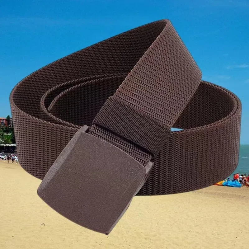 Men's Military Automatic Buckle Nylon Belt Outdoor Hunting Multifunctional Tactical Canvas High Quality Military Belt Dropship