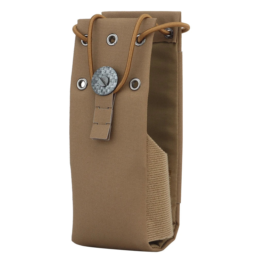 Tactical Molle Radio Walkie Talkie Pouch Waist Bag For MPU5 PRC163 152 148 Interphone Holster Outdoor Hunting Vest Accessories