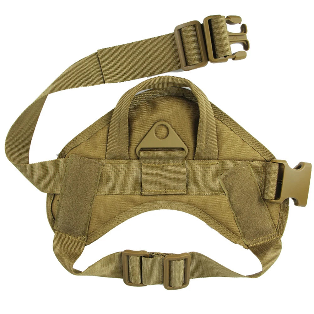 Dog Vest Tactical Dog Training Vest Chest Harness Traction Outdoor Training Adjustable Dog Pets Accessories