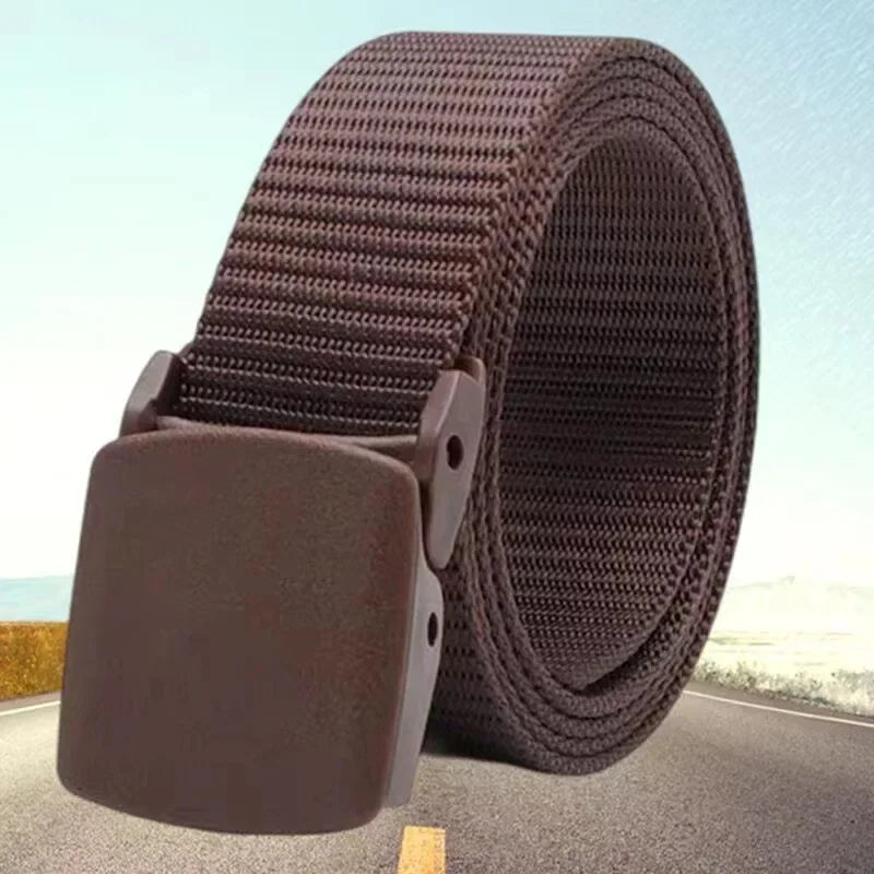 Men's Military Automatic Buckle Nylon Belt Outdoor Hunting Multifunctional Tactical Canvas High Quality Military Belt Dropship