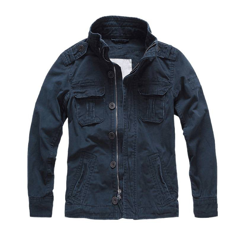 Men's Jacket Autumn Military Workwear Outdoor Mountaineering Denim Coat