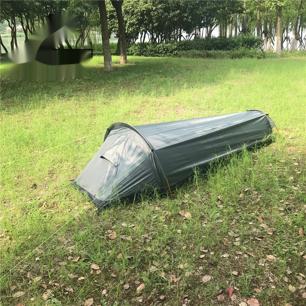 Outdoor Equipment Mountaineering Single 1 Person Wild Camping Small Sleeping Bag Tent