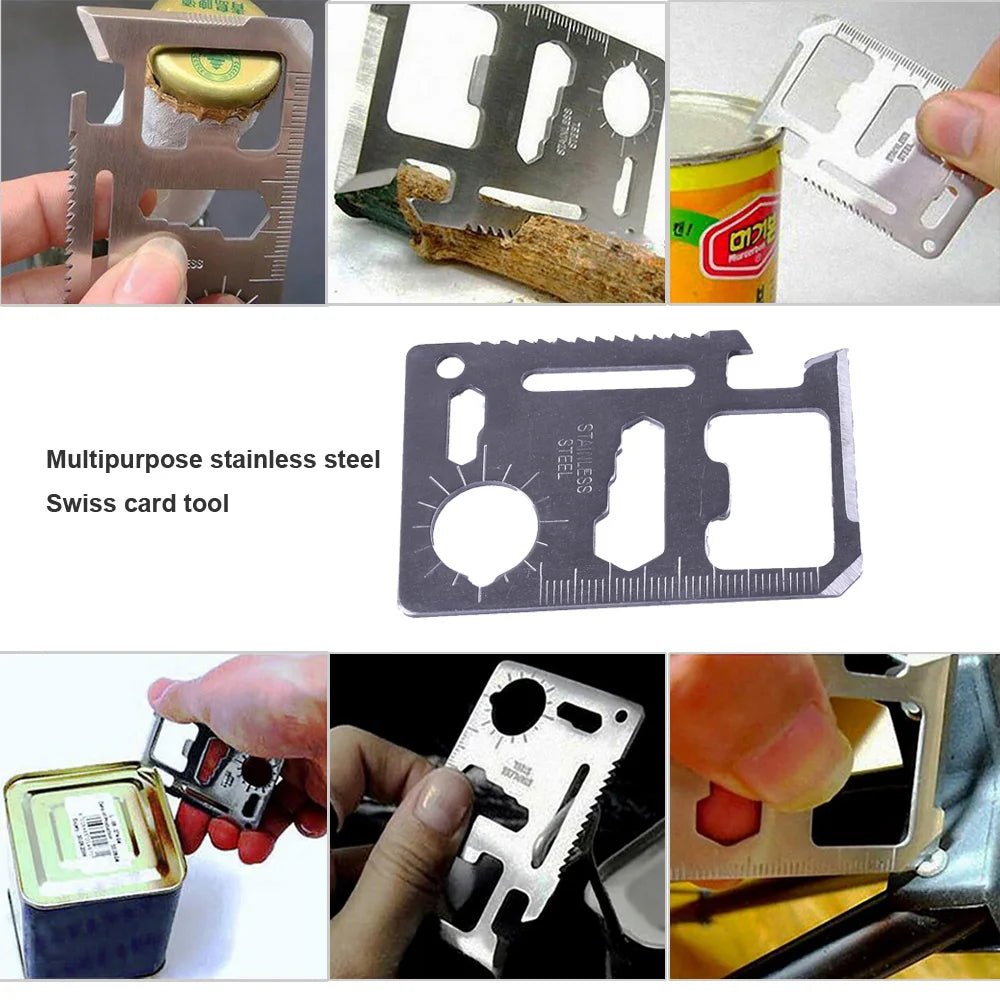 11 in 1 Survival kit Outdoor Camping Equipment Travel Militar Emergency Supplies First aid kits Tactical survival Tools - Tactinest.com