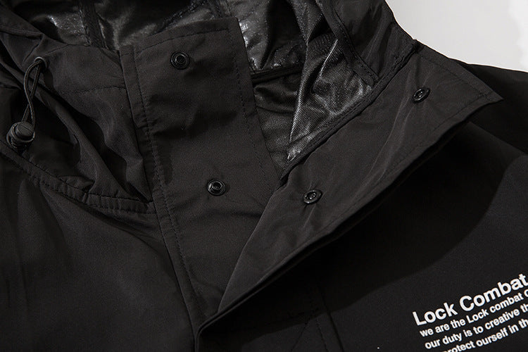 Autumn And Spring Thin Tactical Multi-pocket Work Jacket