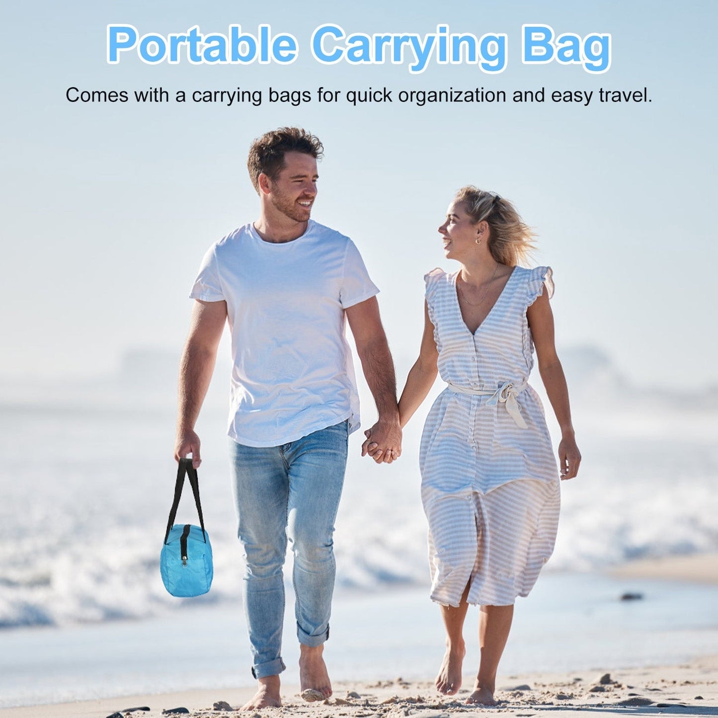 1Pc 4 - 6 Person Beach Tent Canopy With 3 Door Openings Carry Bag UPF50 Waterproof For Beach Picnic Camping Hiking Adventure Fishing - Tactinest.com