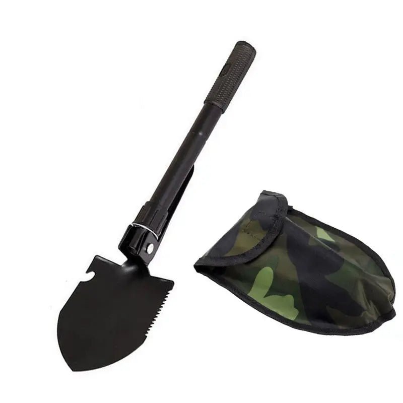 1PC Engineer Shovel Military Shovel Outdoor Multifunctional Folding Military Shovel Vehicle Camping Fishing Shovel Pickaxe - Tactinest.com