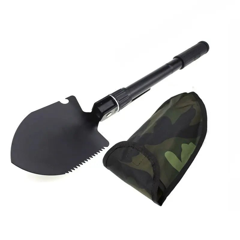 1PC Engineer Shovel Military Shovel Outdoor Multifunctional Folding Military Shovel Vehicle Camping Fishing Shovel Pickaxe - Tactinest.com