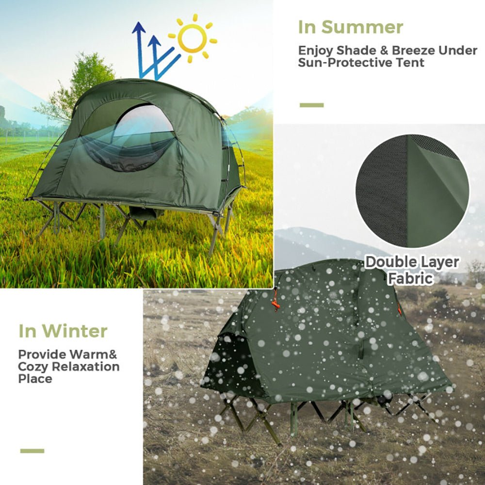 2 - Person Outdoor Camping Tent With External Cover - Tactinest.com