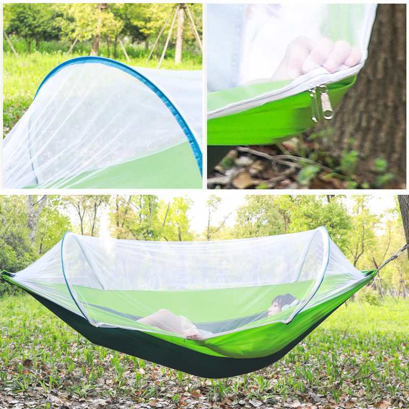 2 Person Portable Outdoor Mosquito Parachute Hammock - Tactinest.com