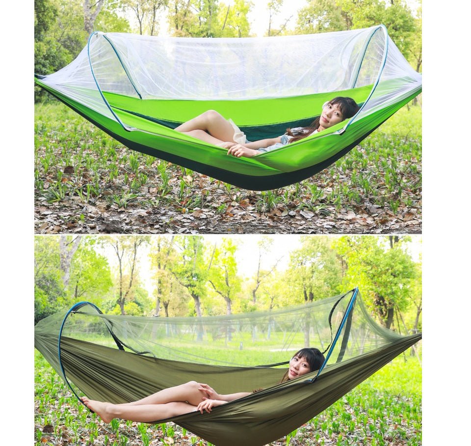 2 Person Portable Outdoor Mosquito Parachute Hammock - Tactinest.com