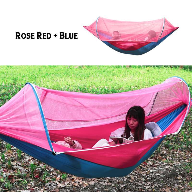2 Person Portable Outdoor Mosquito Parachute Hammock - Tactinest.com