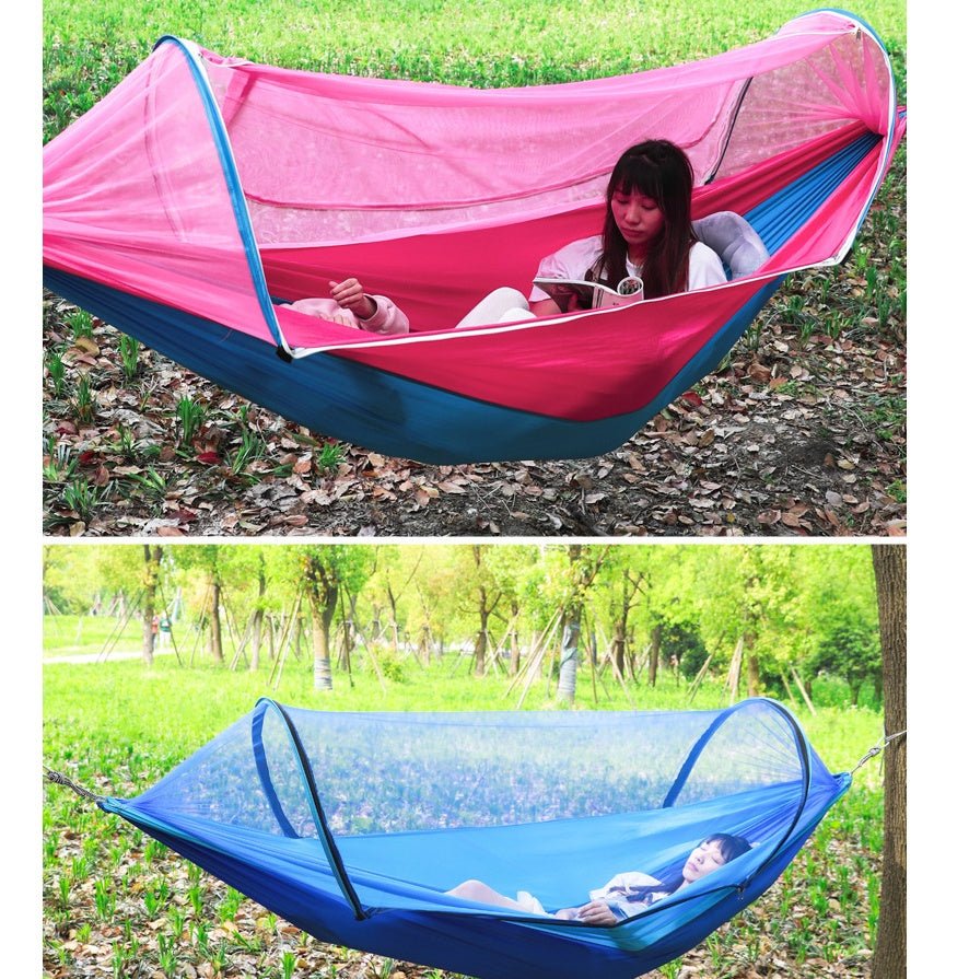 2 Person Portable Outdoor Mosquito Parachute Hammock - Tactinest.com