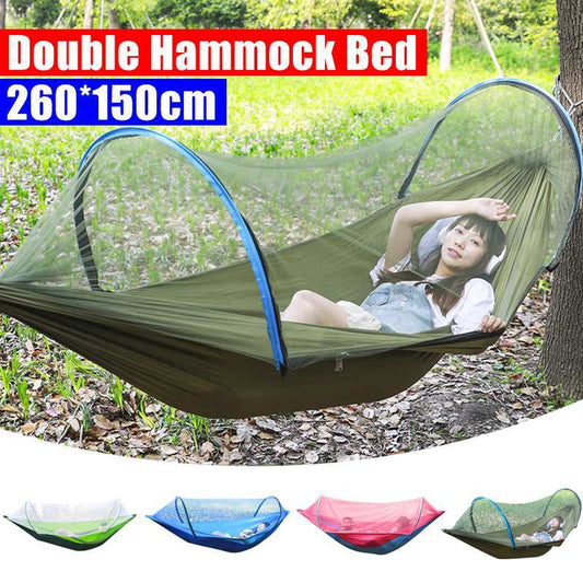 2 Person Portable Outdoor Mosquito Parachute Hammock - Tactinest.com
