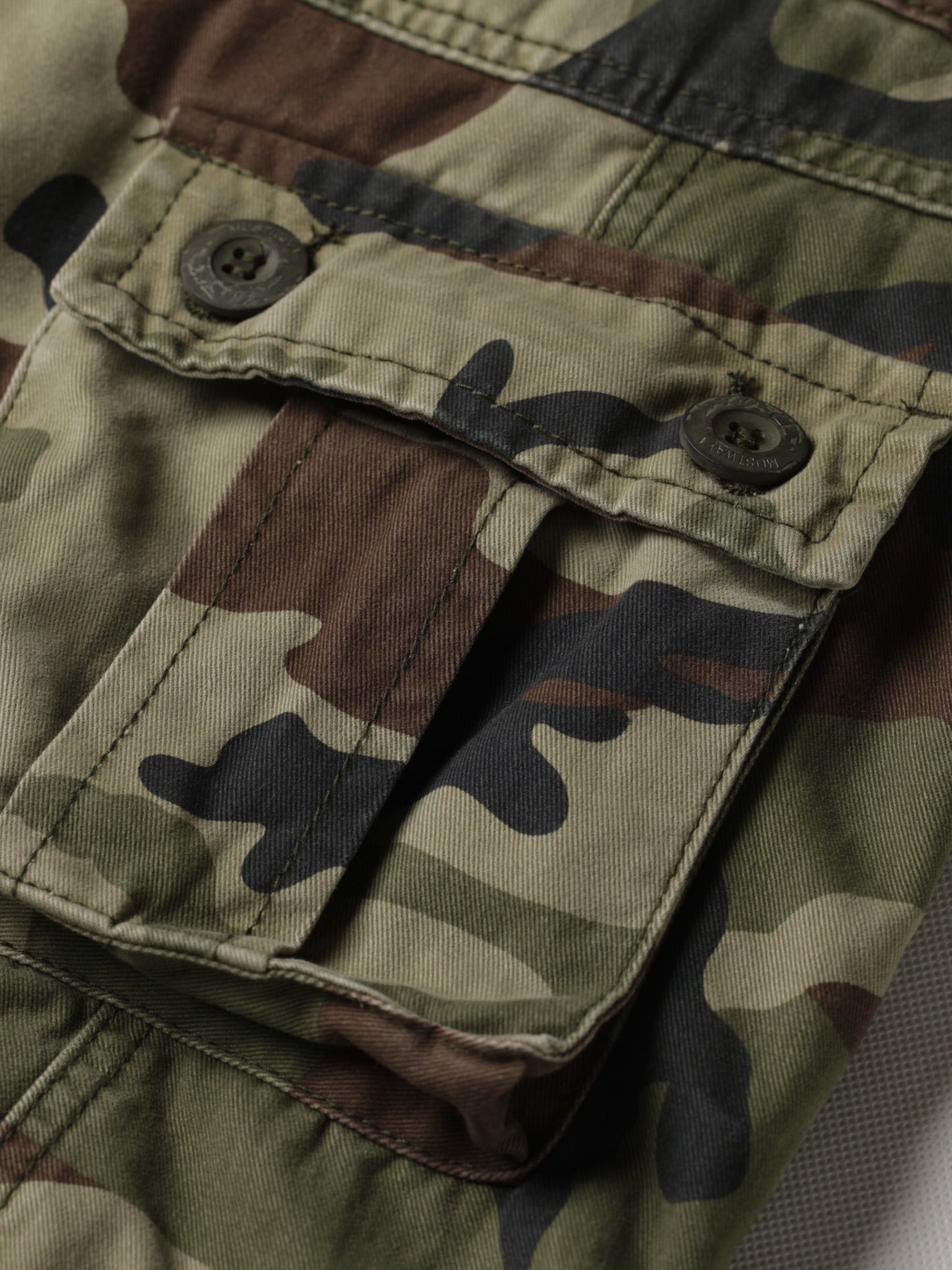 Mens Cotton Camo Cargo Pants - Durable & Stylish with Multi-Flap Pockets - Straight Leg, Loose Fit Tactical Pants for Outdoor Adventures, Work, Hiking, Fishing & Angling