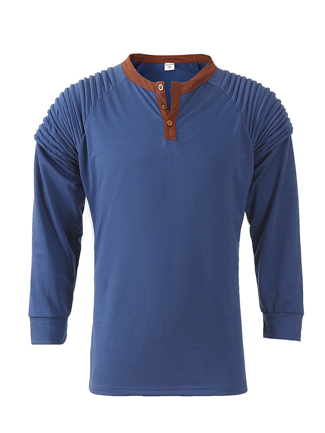 Men's Tactical Long Sleeve T-shirt Amazon Button Long Sleeve