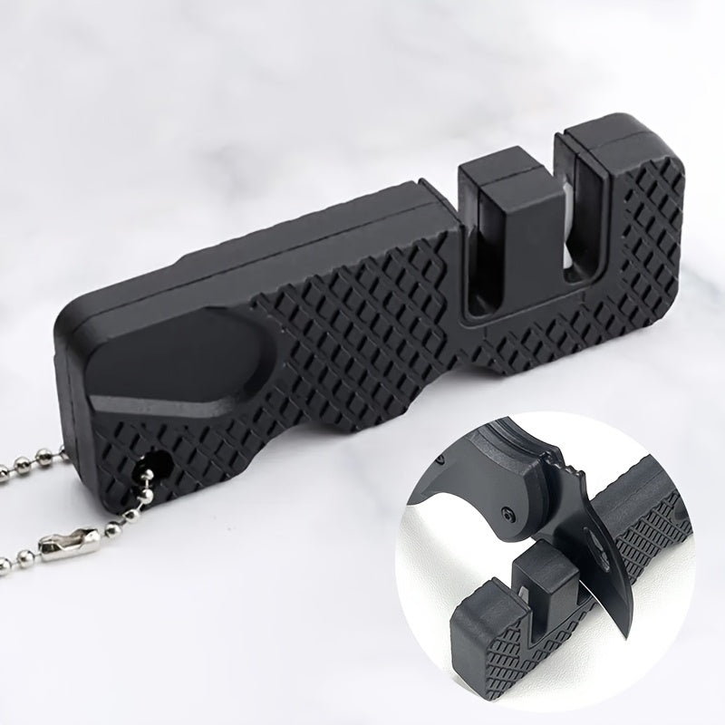 [Cool|EDC] 1/2pcs EDC Pocket Knife with Clip | Men's Pocket Knife And Sharpening Stone, Glass Breaking Knife for Emergency, Cool Pocket Knife with Serrated Edge for Outdoor Survival Tactical Camping Hunting, Gift for Dad, Bla