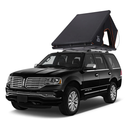 Hot Selling Triangle Aluminum Hard Shell Off Road Suv Cars Pop up Outdoor Roof Top Tent With Annex