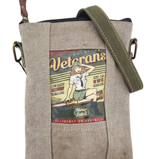 TD Owe Veterans Small Crossbody Recycled Tent Outdoor Bags