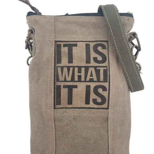 TD Outdoor Small Crossbody Recycled Tent Bag Practical and Eco-Friendly