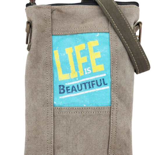 TD Life Small Crossbody Recycled Tent Beautiful Outdoor Bags