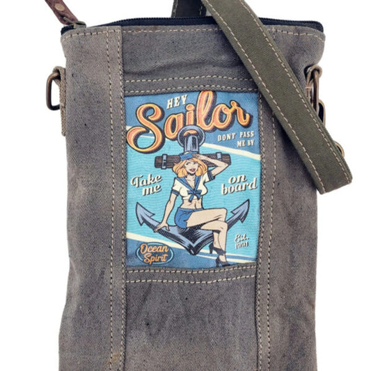 TD Hey Sailor Small Crossbody Recycled Tent Outdoor Bags