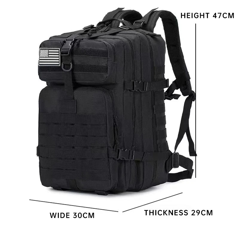 Outdoor Backpack, Hiking Backpack, Outdoor Adventure 3P Tactical Bag, Multi-functional Travel Waterproof Bag, Hunting Backpack