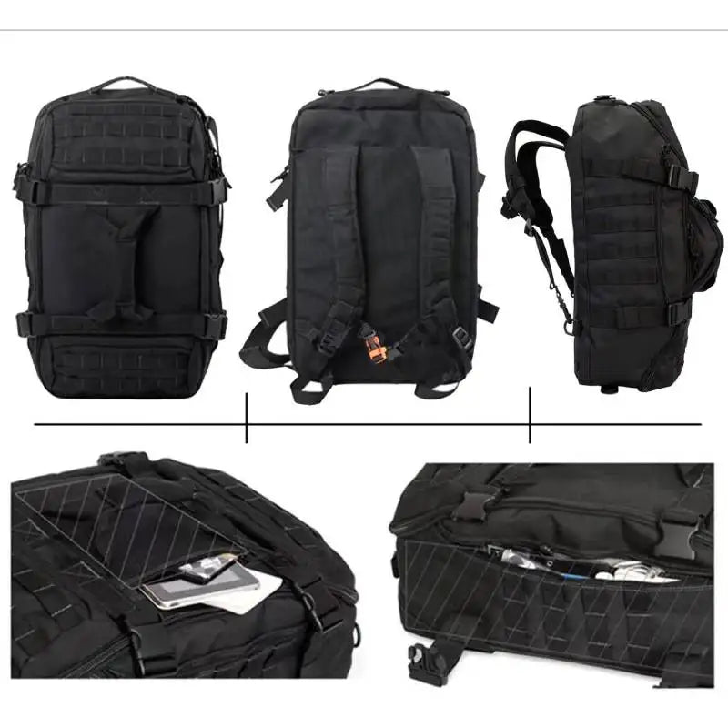 Tactical Multifunctional Backpack Travel Bag Outdoor Hiking Climbing Cross-Country Rucksack Large Hunting Luggage Storage Bags