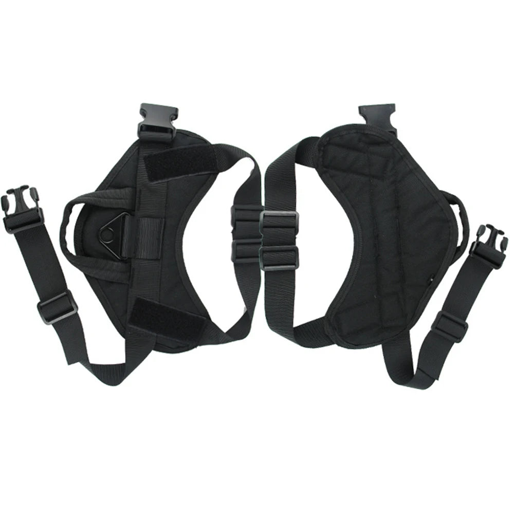 Dog Vest Tactical Dog Training Vest Chest Harness Traction Outdoor Training Adjustable Dog Pets Accessories