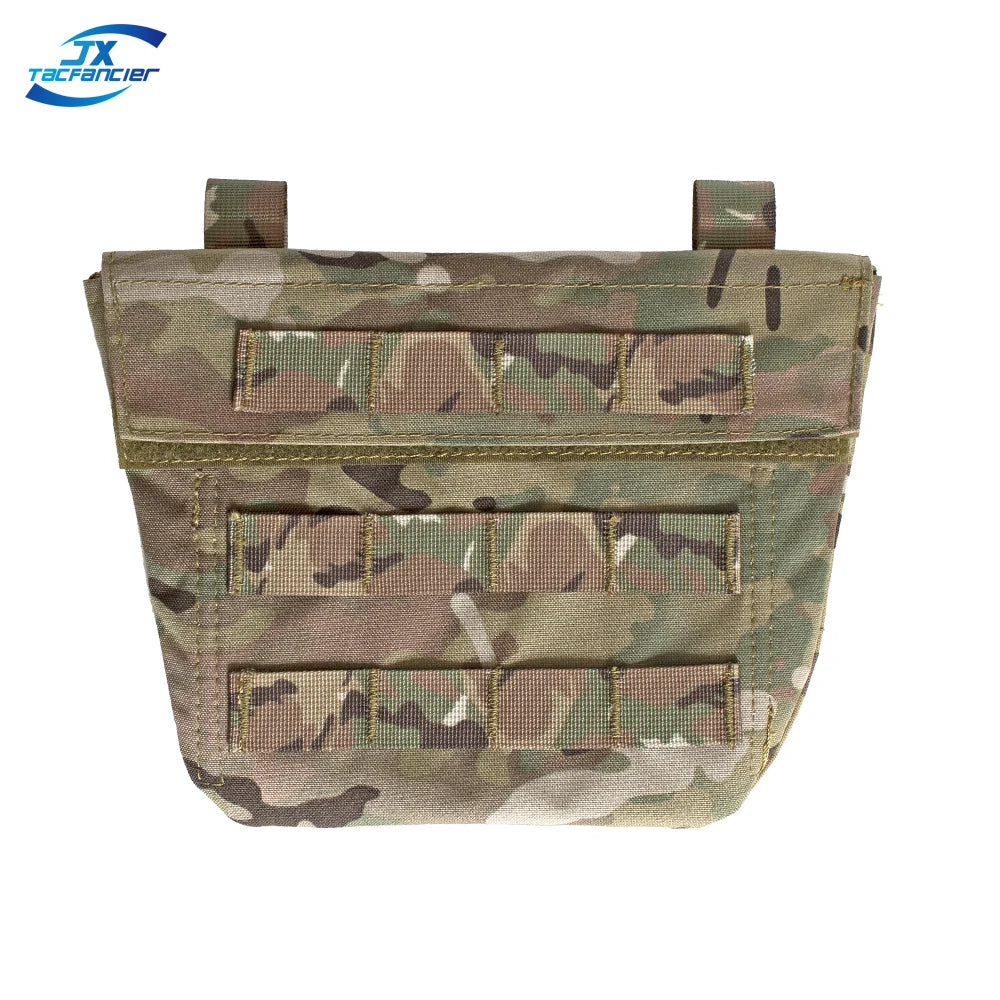 Tactical Lower Abdominal Panel Pouch Crotch Guard Groin Protective Belly Bag Fanny Pack For AVS JPC CPC Hunting Vest Accessories