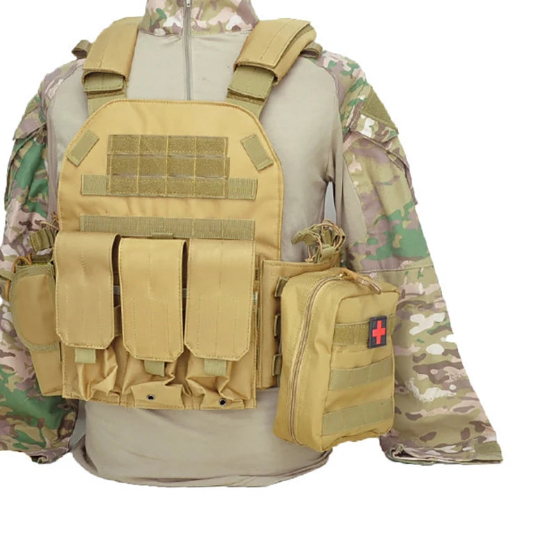 Tactical Medical Bag Camping Survival First Aid Kit Waist Pack Emergency Outdoor Travel Molle Pouch Camping Equipment