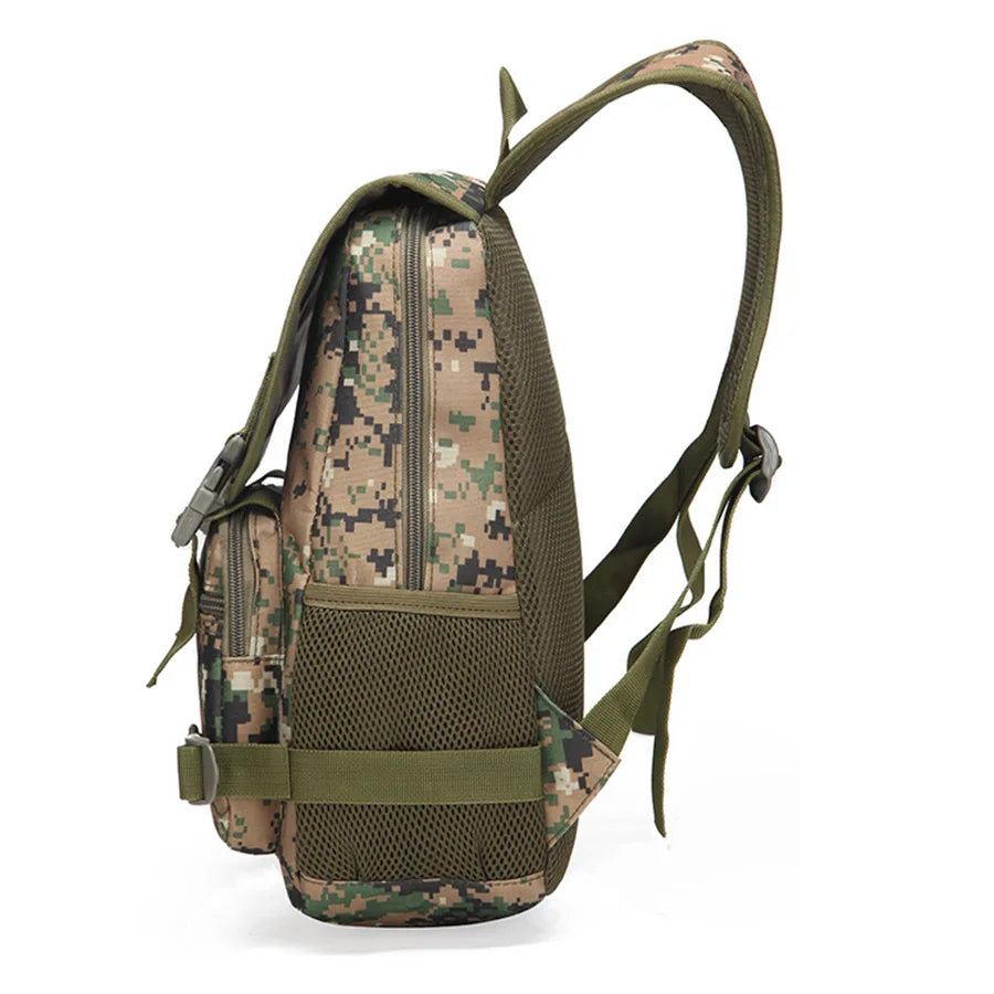 School military training backpack, military enthusiast outdoor camping training backpack, CS real equipment camouflage backpack