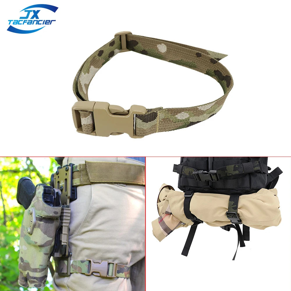 Tactical Thigh Leg Strap For Holster MHA Leg Strap Nylon Quick Release Buckle Outdoor Camping Hunting Accessories