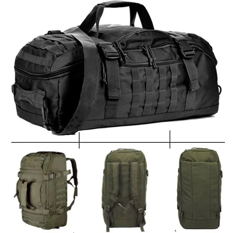 Tactical Multifunctional Backpack Travel Bag Outdoor Hiking Climbing Cross-Country Rucksack Large Hunting Luggage Storage Bags