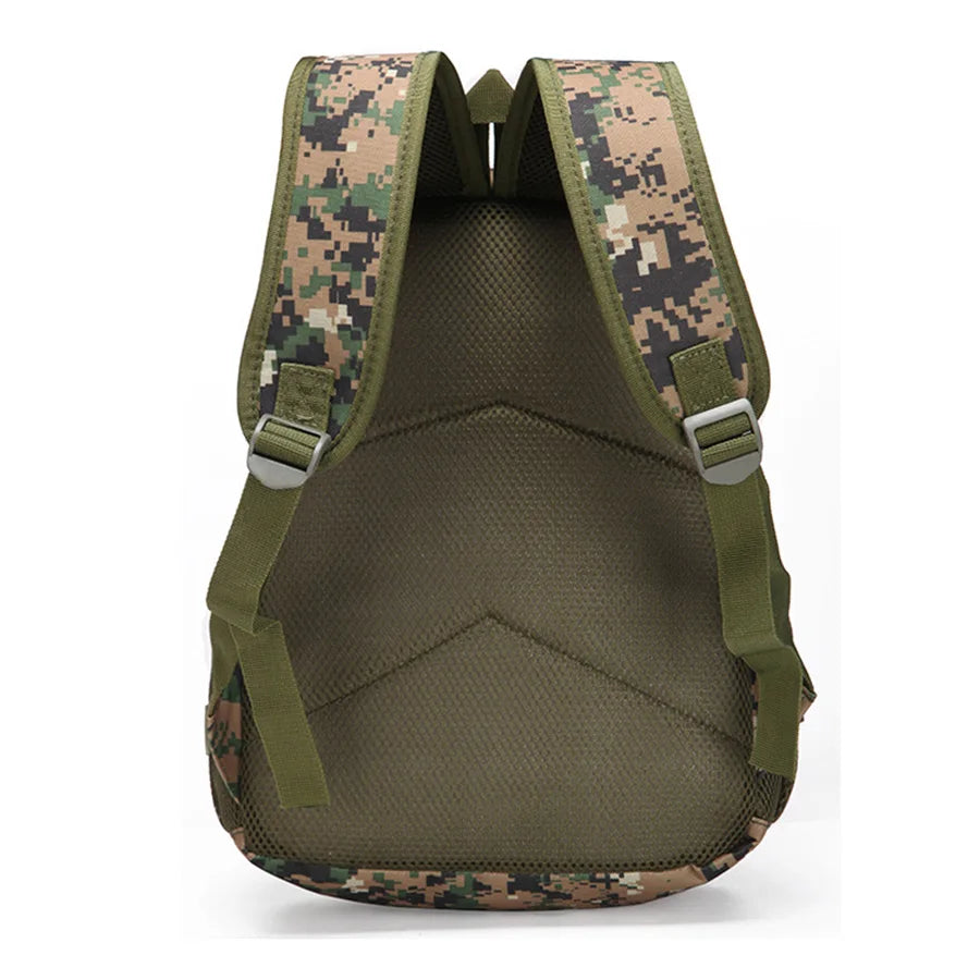 School military training backpack, military enthusiast outdoor camping training backpack, CS real equipment camouflage backpack